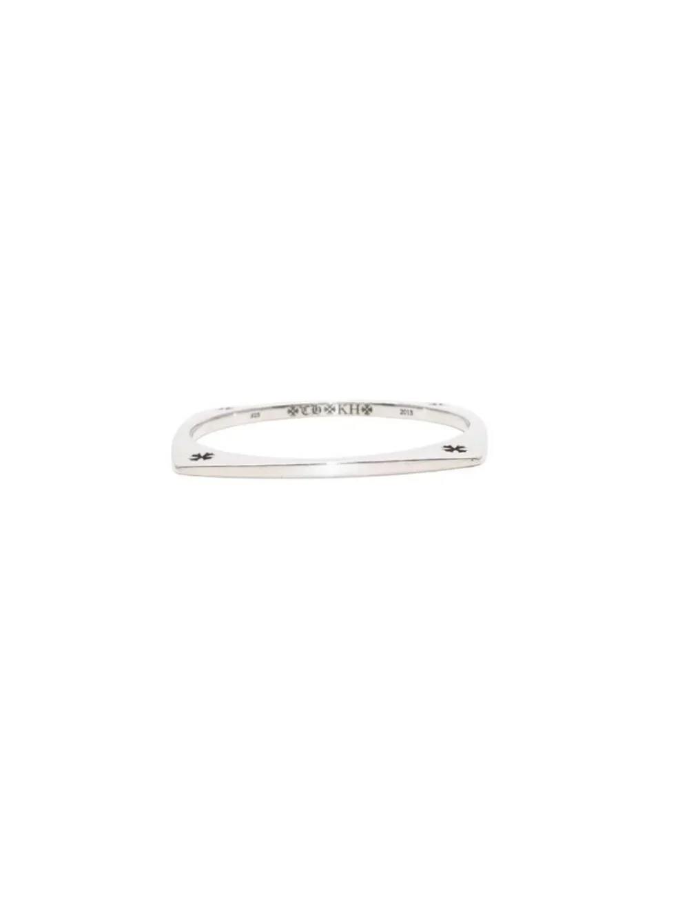 Chrome Hearts KH Square Kate Hudson Bangle CH Plus 925 Sterling Silver